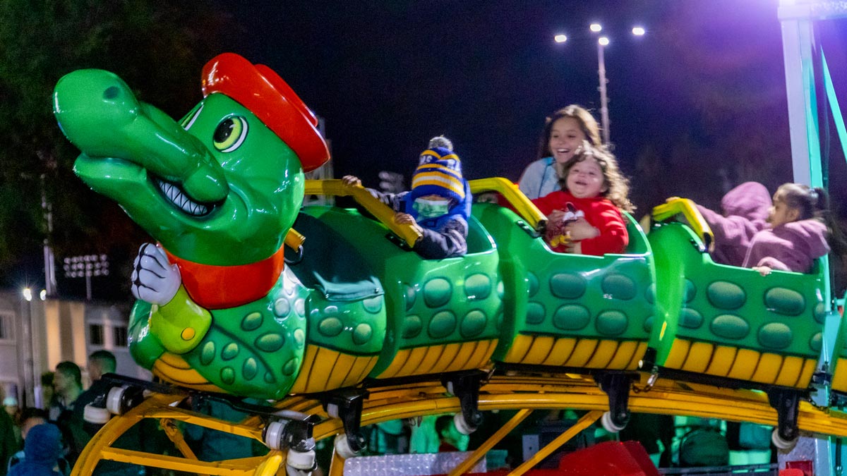 The Go-Gator is a favorite ride of children at carnivals produced by James Event Productions.