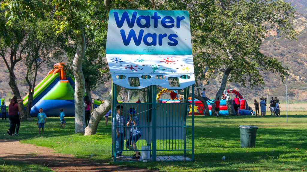 Summertime picnics are the perfect place to toss around a few water balloons! With the Water Wars attraction, James Event Productions challenges your aim and keep sthings under control.