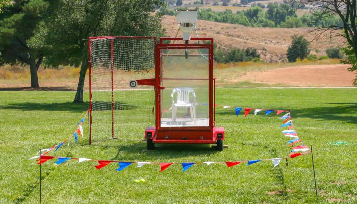 A classic attraction at any company picnic or school carnival, the dunk tank provides fun for everyone. The Royal Flush from James Event Productions puts a fun spin on the idea while keeping your volunteers safe.