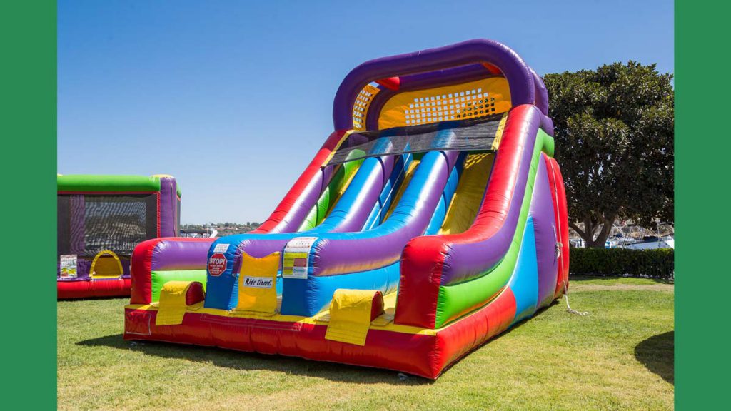 An inflatable slide can provide hours of fun for kids of all ages at your company picnic, school carnival or special event. James event Productions has a wide variety of options for these fun attractions.