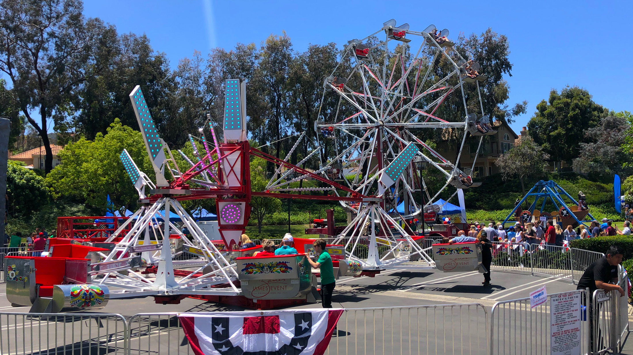 James Event Productions can provide a wide variety of carnival rides and attractions for your event - whether it's a school carnival , grad night or company picnic, your guests are sure to enjoy the thrill of a carnival midway.
